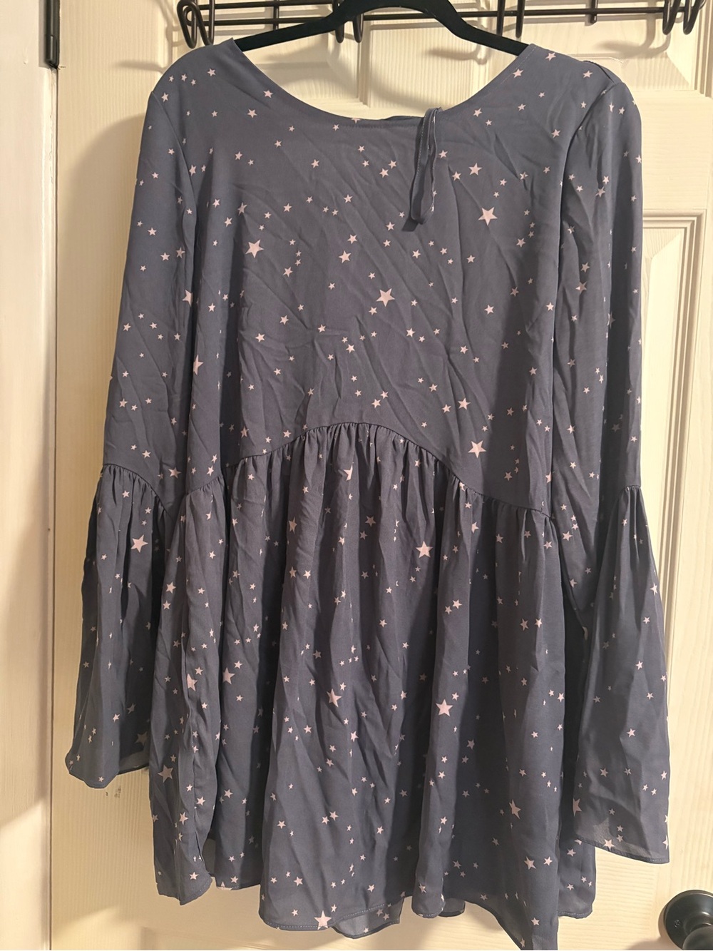 Buddy Love Navy Dress with Pink Star Print